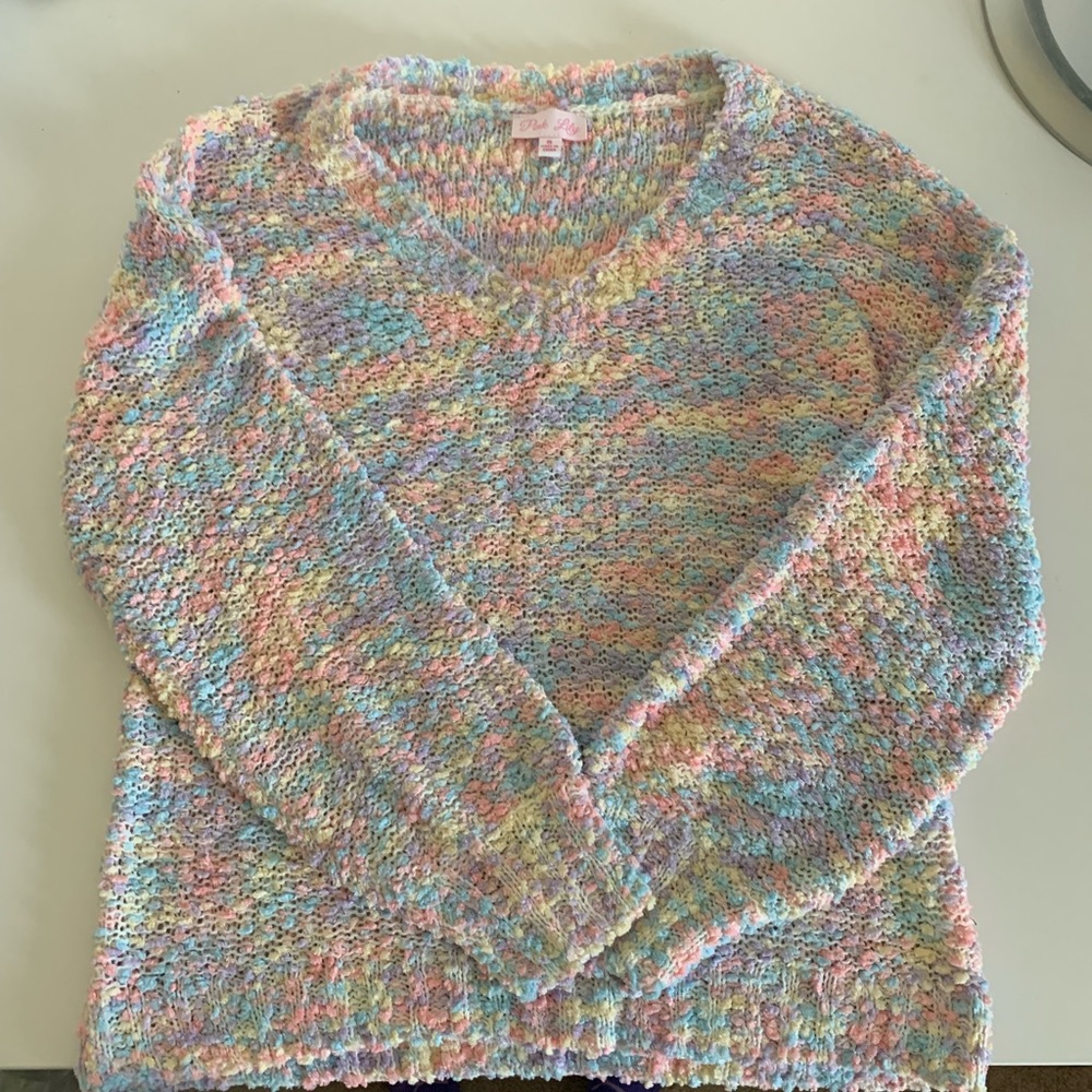 Pink Lily pastel-colored sweater
